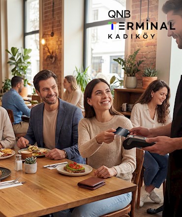 QNB Terminal Kadıköy’de seçili restoran ve cafelerde %10’dan başlayan indirim!